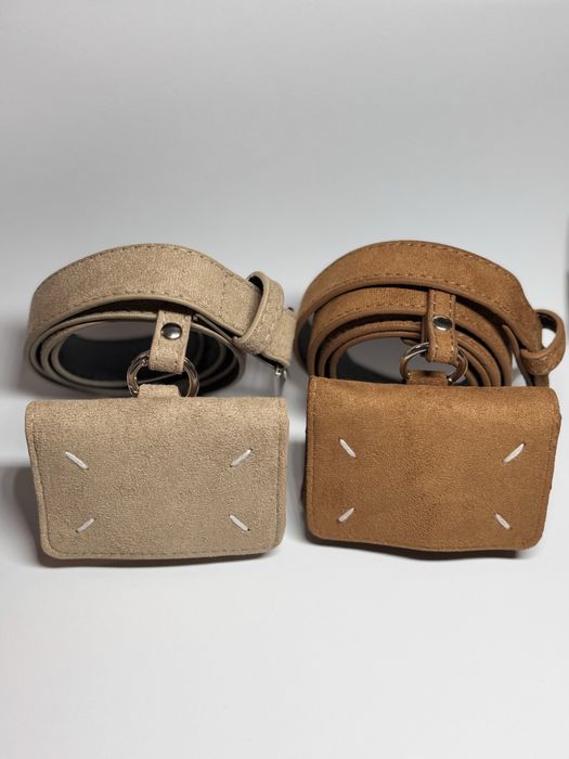 Замшевий ремінь Maison Margiela з гаманцем