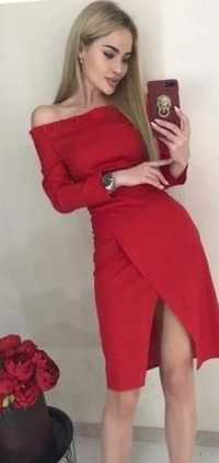 Платье 44красное