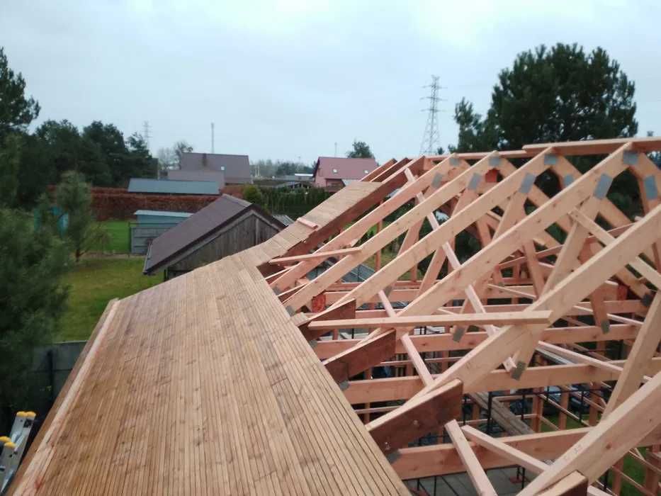szkielet 35 m^2 i inne konstrukcje drewniane garaże, wiaty i inne