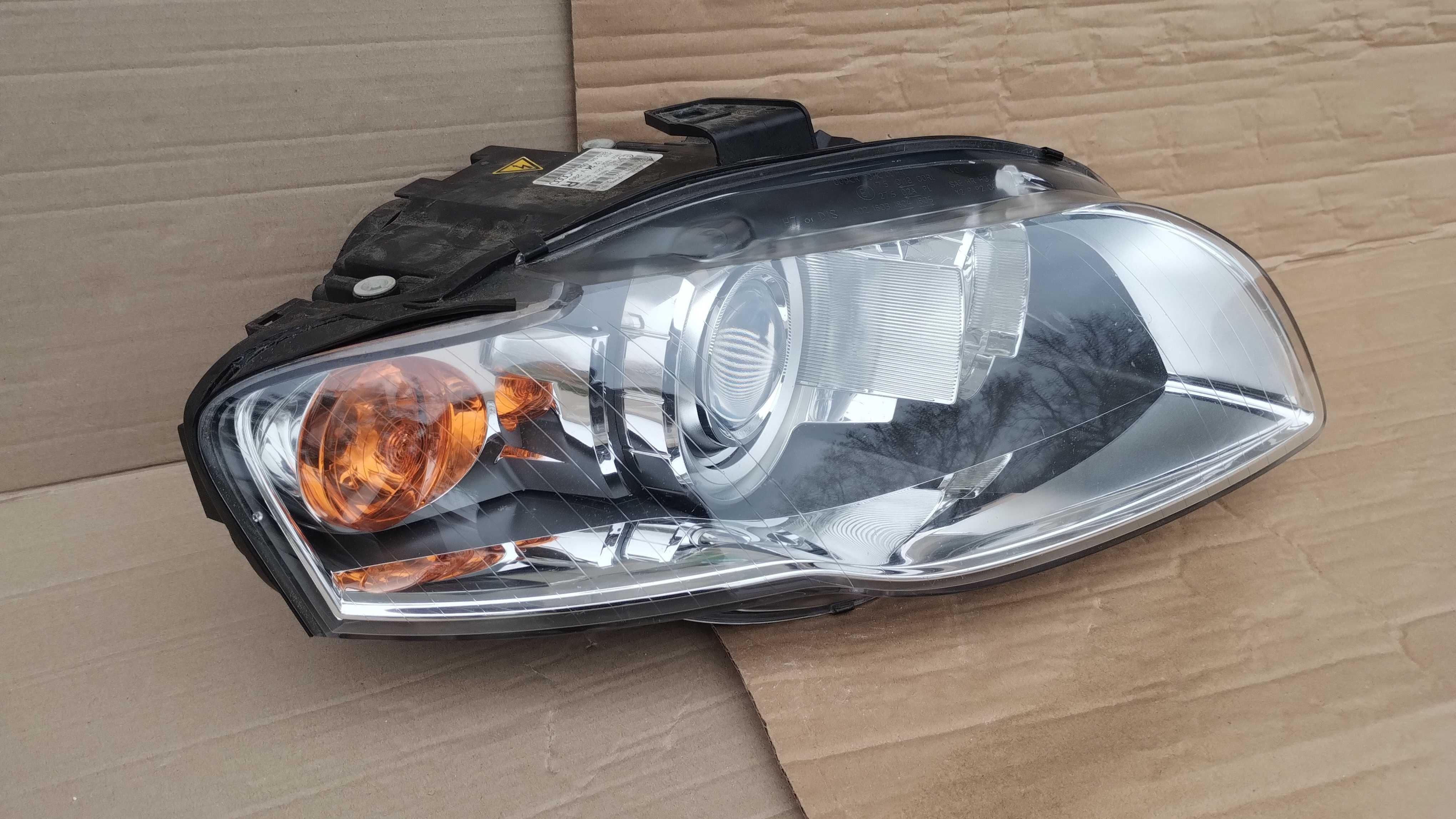 Lampa Przód Prawa Bi Xenon Audi A4 B7 8E 8E0 04-08r Europa