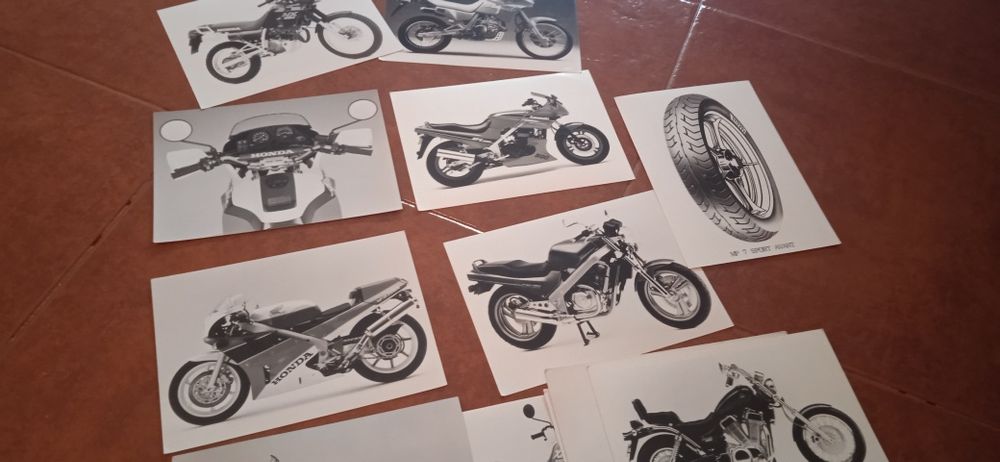44 Fotos / Postais, Motas, 17,5x13