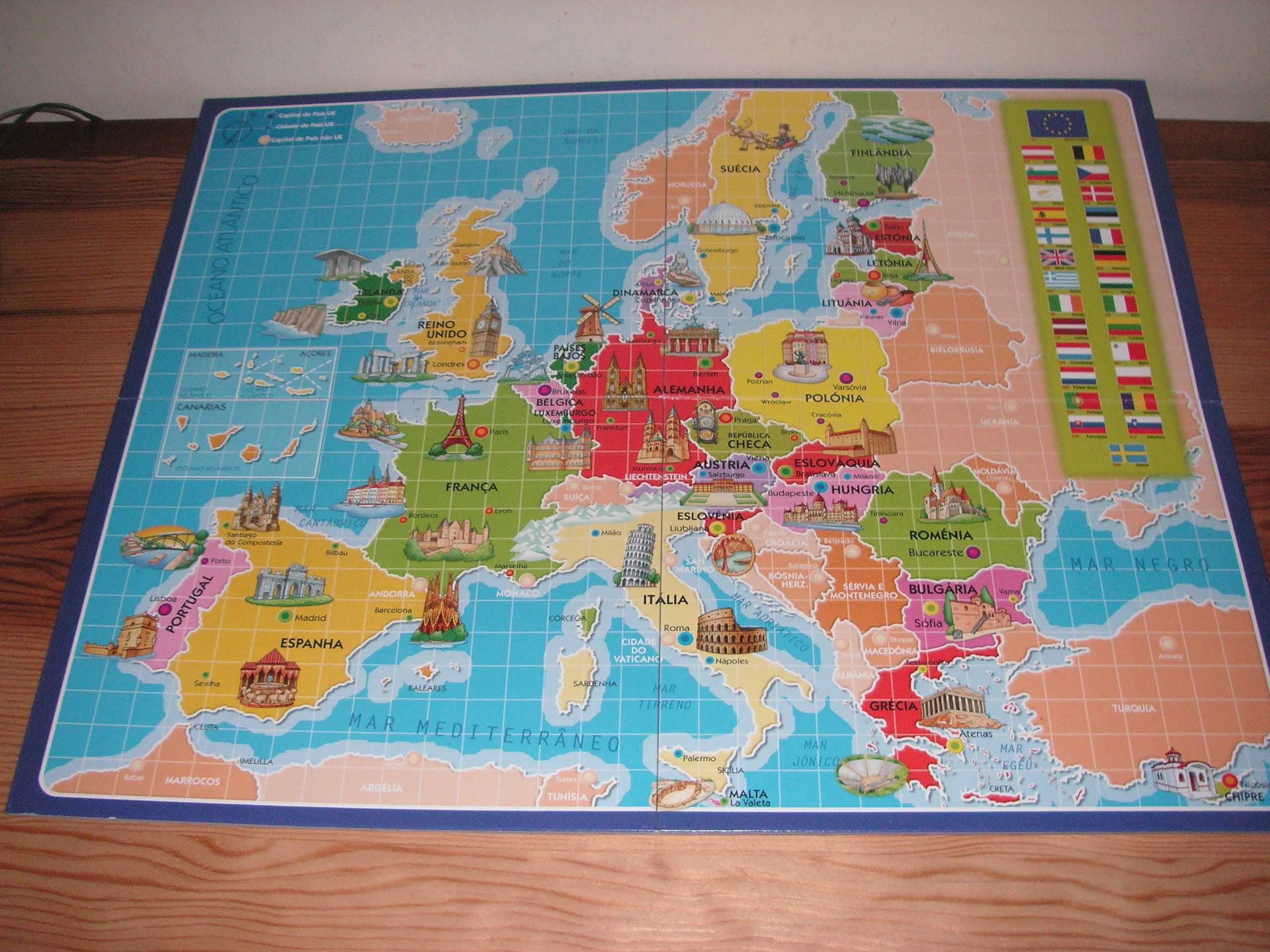 Jogo Conhecer a Europa - Educa ( Estado Excelente )