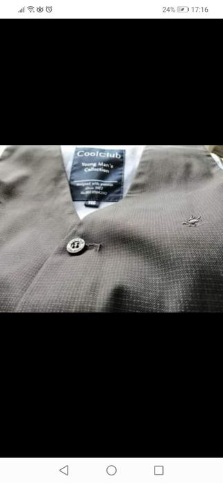 Komunia Spodnie + kamizelka rozmiar 146 pod albę