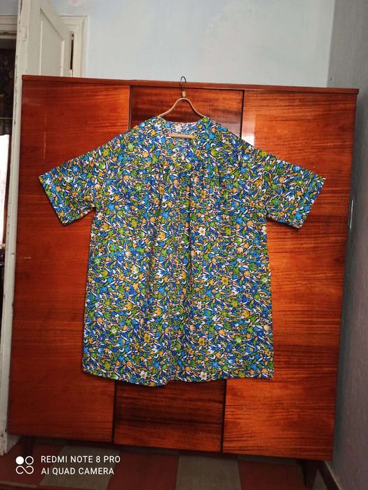 Платье, большой размер, 72. Хлопок