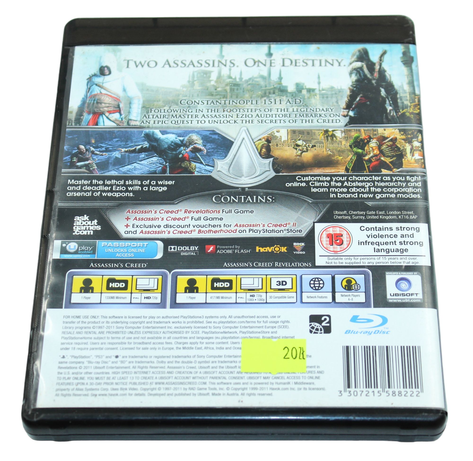 Assassin's Creed Revelations PS3 PlayStation 3