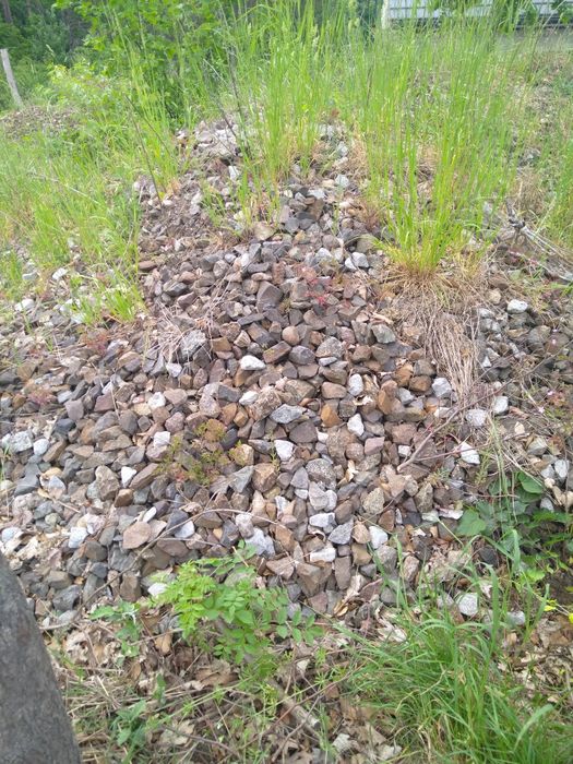 Tłuczeń, podsypka, gruz.