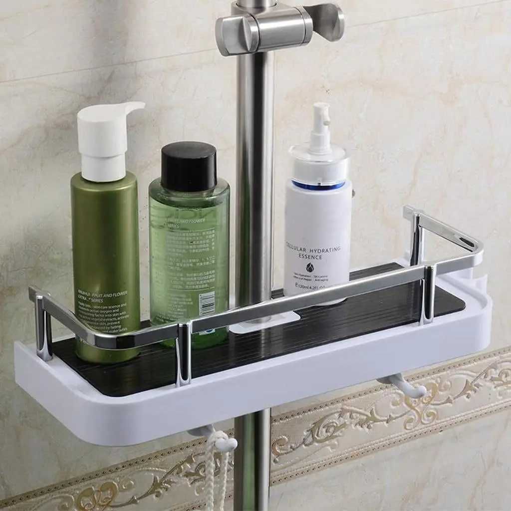 Полка для ванной комнаты в душ разборная с бортиком Shower Rack