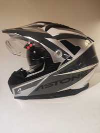 Capacete dual-sport Astone ADV Moto4 cross mota novo