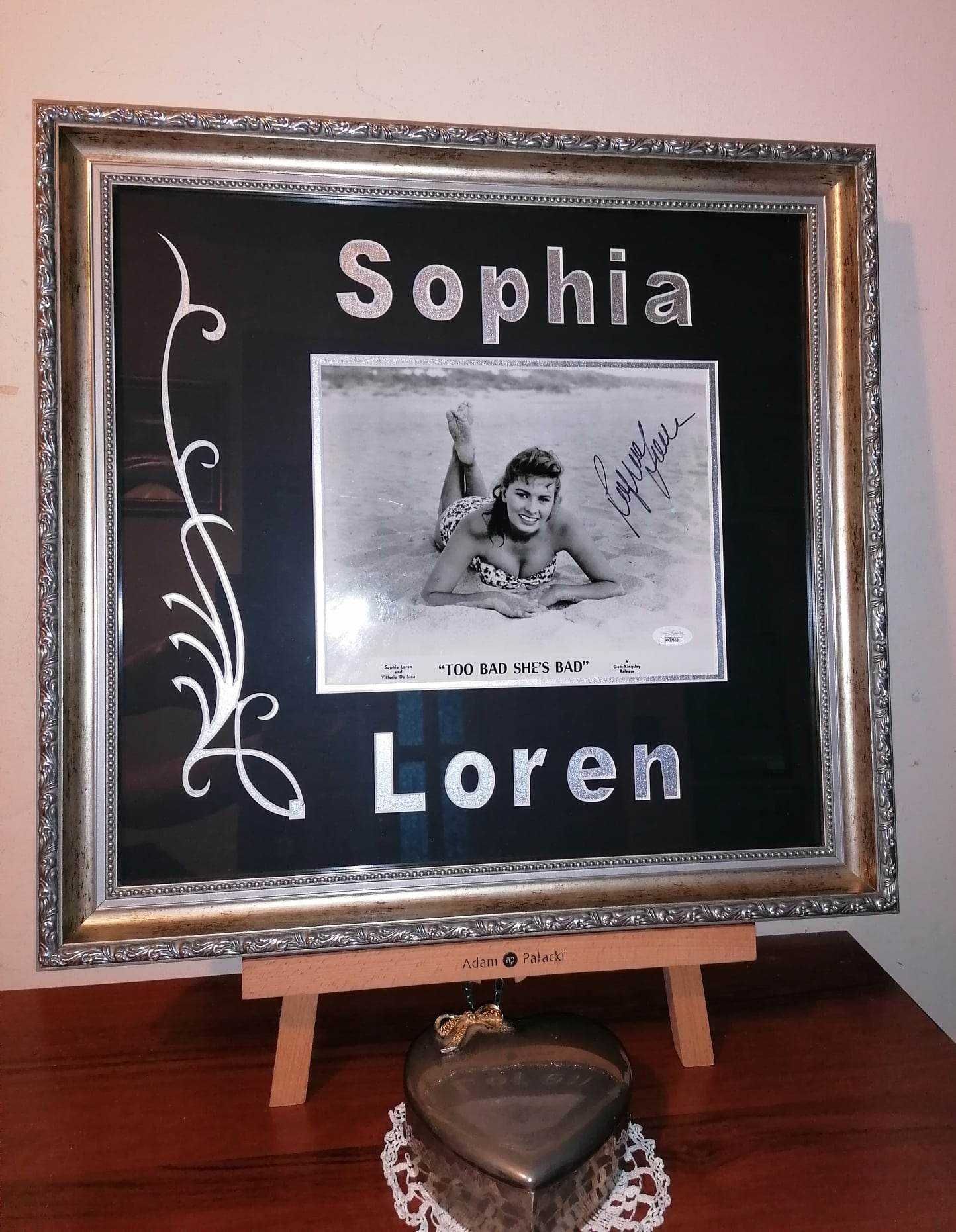Sophia Loren Autograf + certyfikat autentyczności