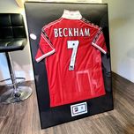 Koszulka Beckham Manchester United podpis certyfikat na prezent