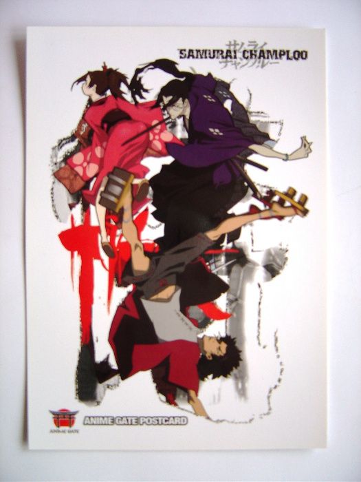 Anime pocztówki postcard Samurai Champloo Daphne różne