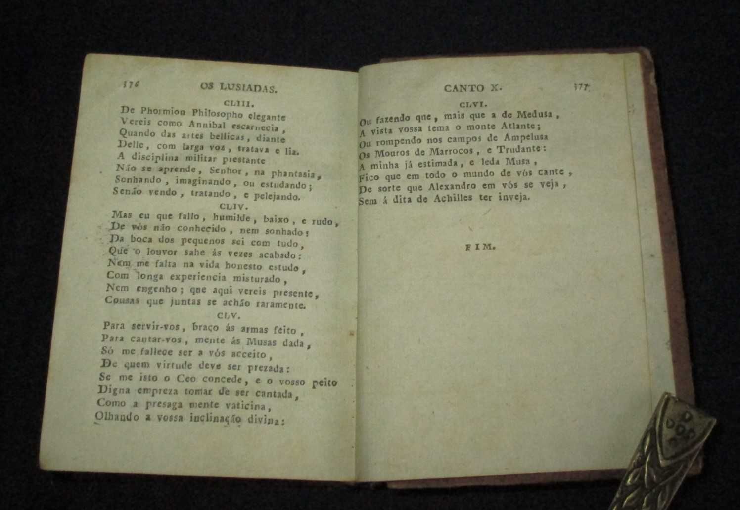 Livro Os Lusíadas Poema Épico Camões Impressão Régia 1827