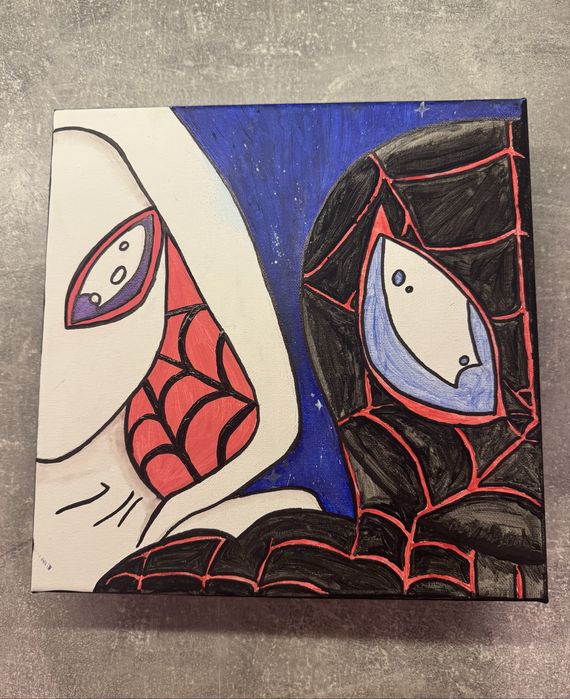 Obraz na płótnie z Człowiekiem-Pająkiem