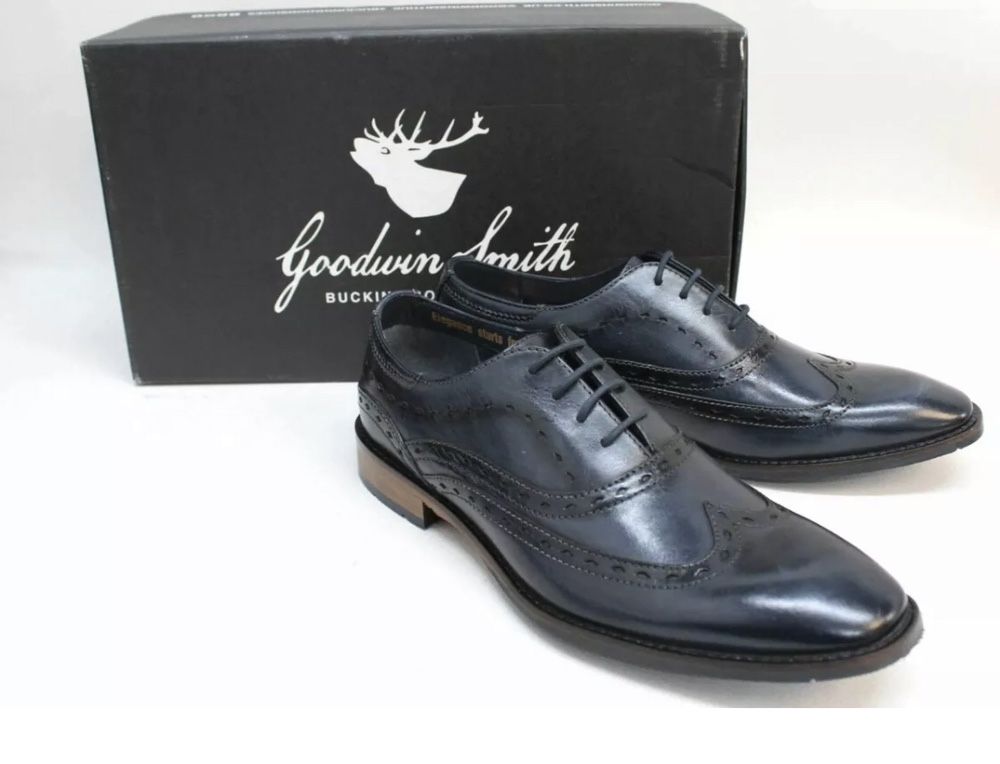 GOODWIN SMITH туфлі, обувь, взуття, туфли Navy Blue. Англія.