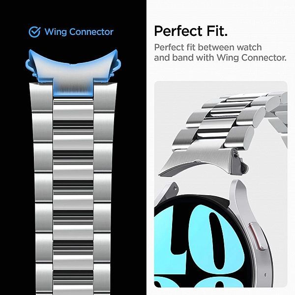 Spigen Modern Fit Band Samsung Galaxy Watch 6 (44 Mm) Silver