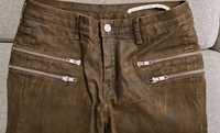Jeansy spodnie woskowane Zara r. 38