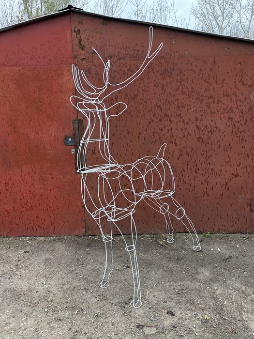новорічний олень 190 см! новорічні фігури