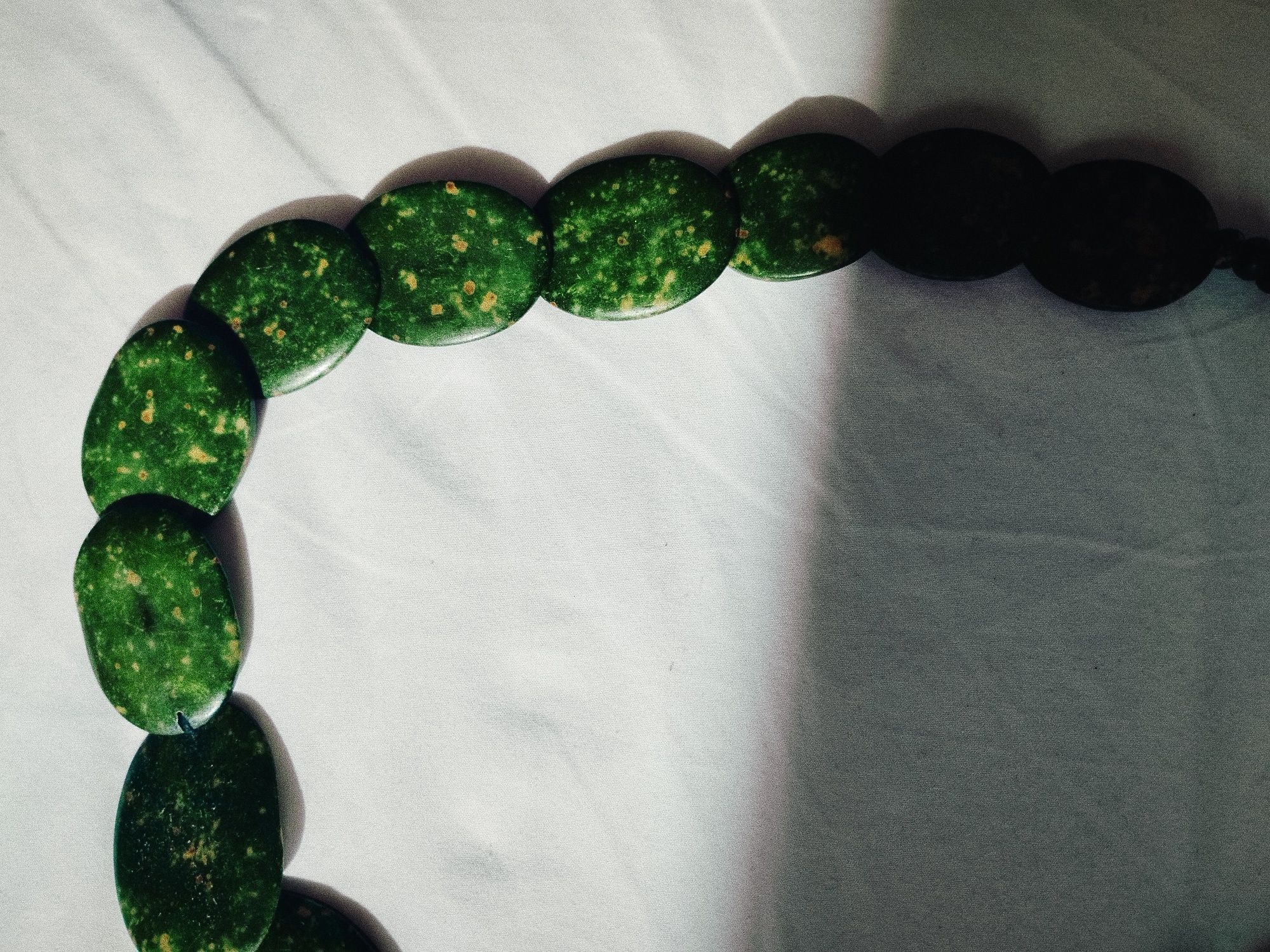 colares vintage originais verdes