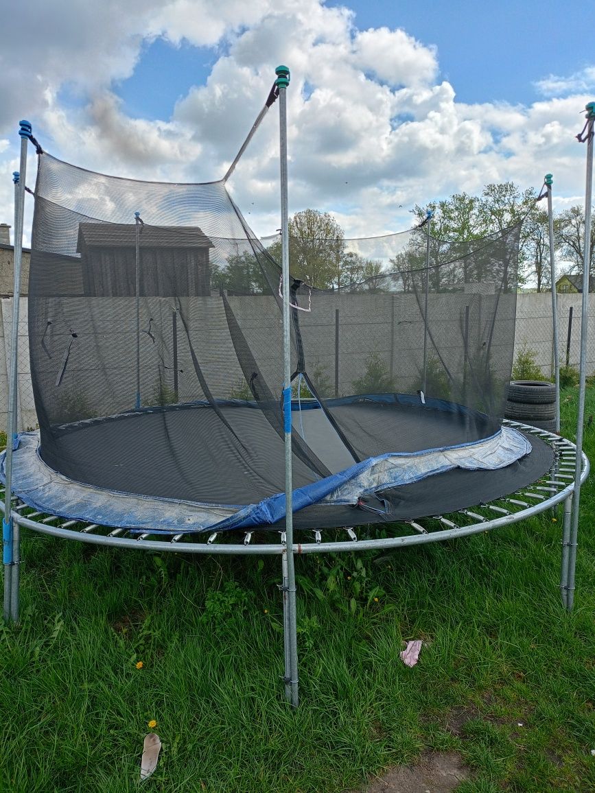 Duża trampolina ogrodowa 4.27