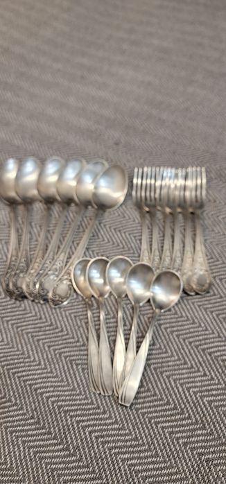 Мельхіорові ложки ,виделки. МНЦ.