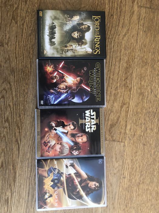 Dvd star wars, lord ofnthe rings