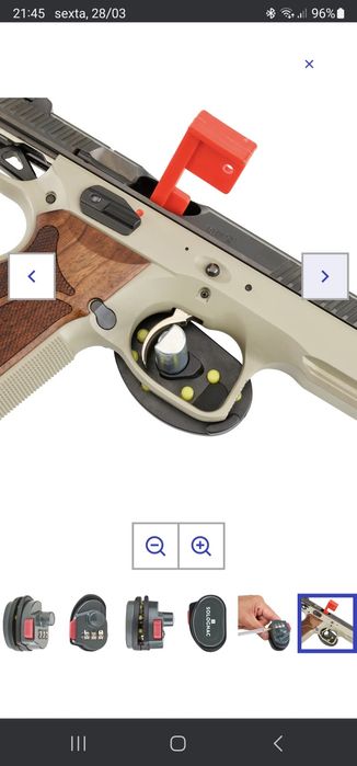 Cadeado Para gatilho de arma.