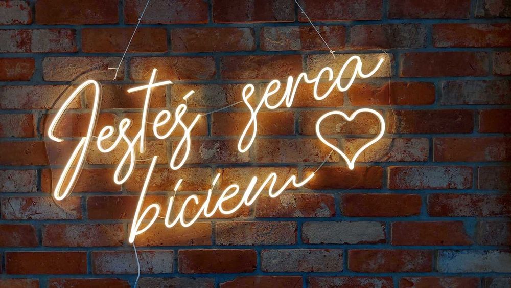 Napis Led / Neon na wesele / Dekoracje okolicznościowe