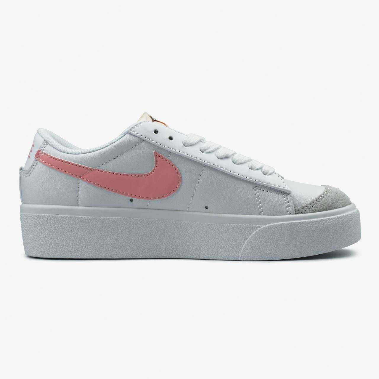 Кросівки Nike Blazer Low Platform Pink/White premium