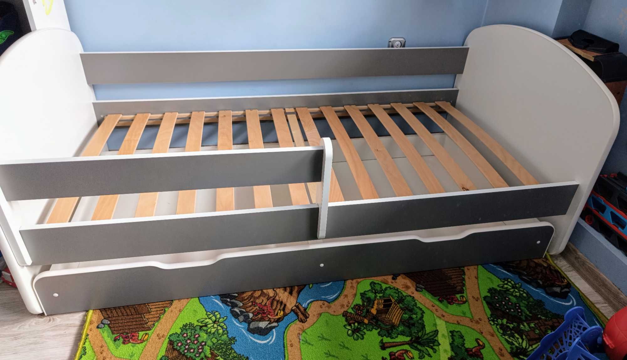 Łóżko młodzieżowe 160x80+ materac i dodatki