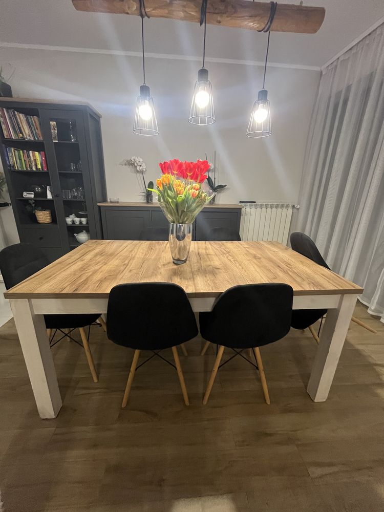 Stół do salonu kuchni jadalni rozkladany