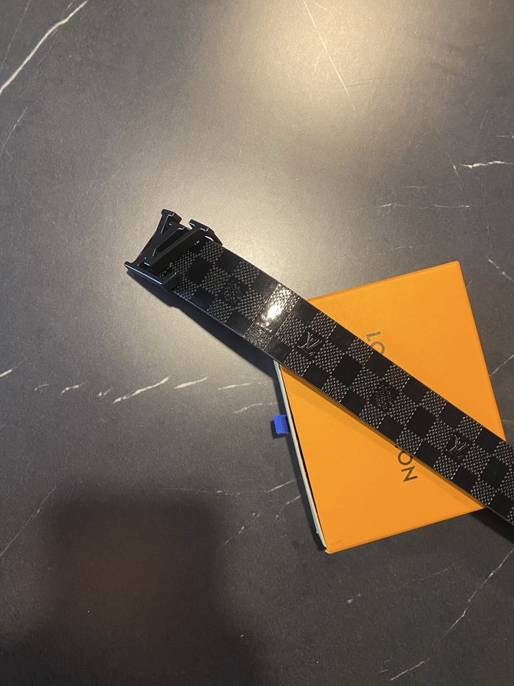 Czarny Pasek Lv - Louis Vuitton