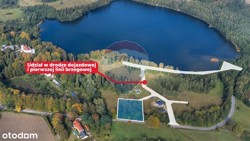 Działka nad jeziorem w Cetuniu!