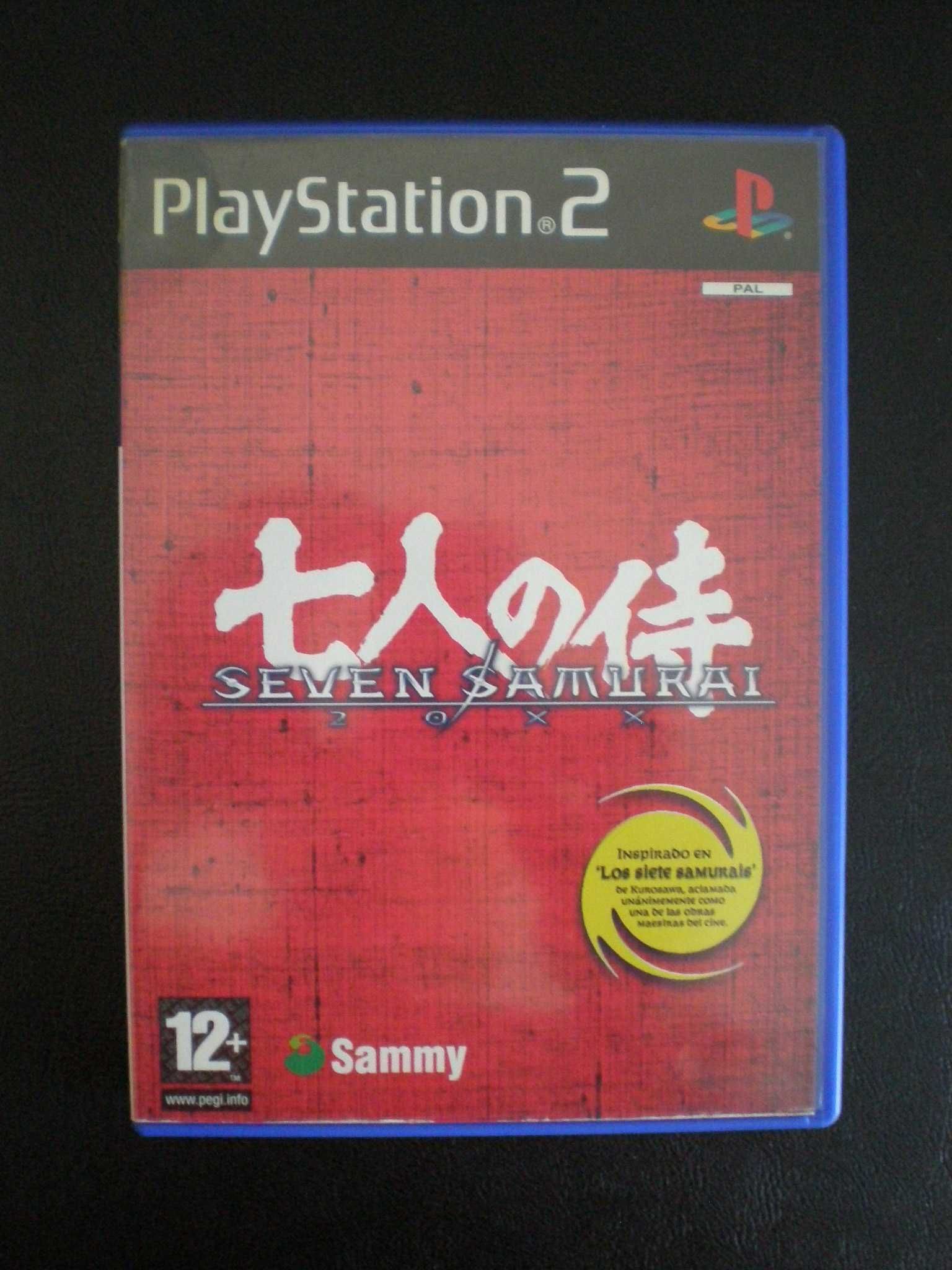 jogos PS2 - Vampire Night Seven Samurai Warriors Daemon Summoner Oni