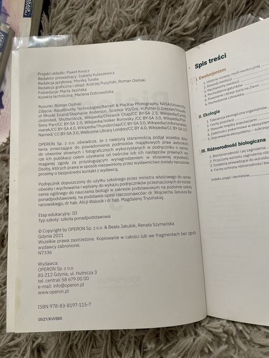 Biologia 3 podręcznik podstawa Operon