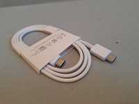 NOWY kabel USB-C x2 biały długość 50cm