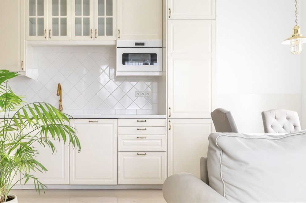 SPRZEDAM MIKROFALÓWKA IKEA do zabudowy biała krem biel używana