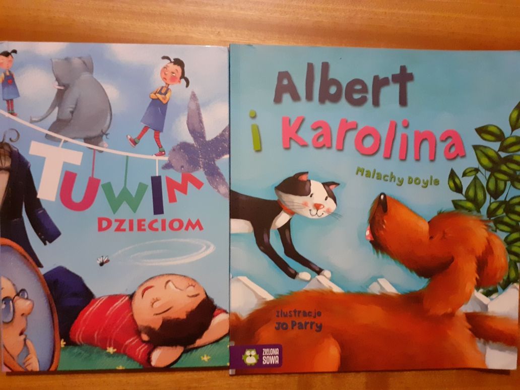 Książki Tuwim Dzieciom oraz Albert i Karolina