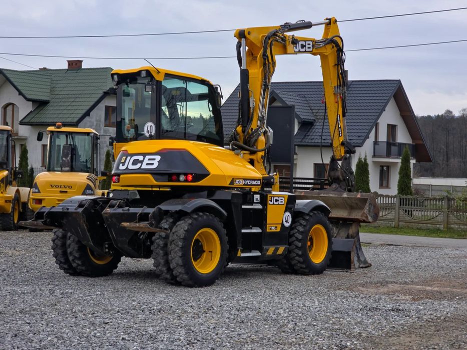 JCB Hydradig  110W • 2017 • 4435 mth • 40 km/h • Szybkozłącze • 3 łyżki • Bez AdBlue