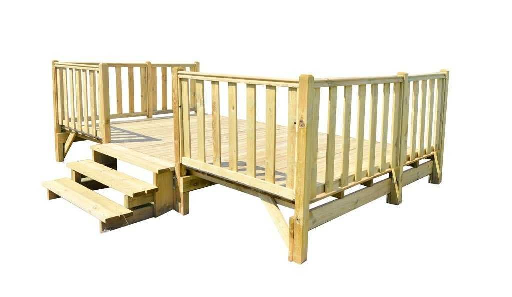 Taras do domku Holenderskiego, domu, kempingu 18m2 730x250x50cm