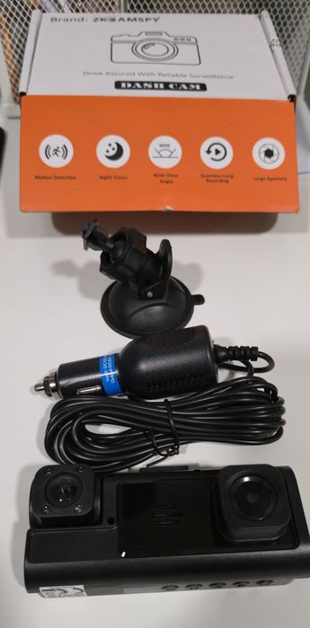 Câmara dupla de vigilancia para carro 1080P com sensor