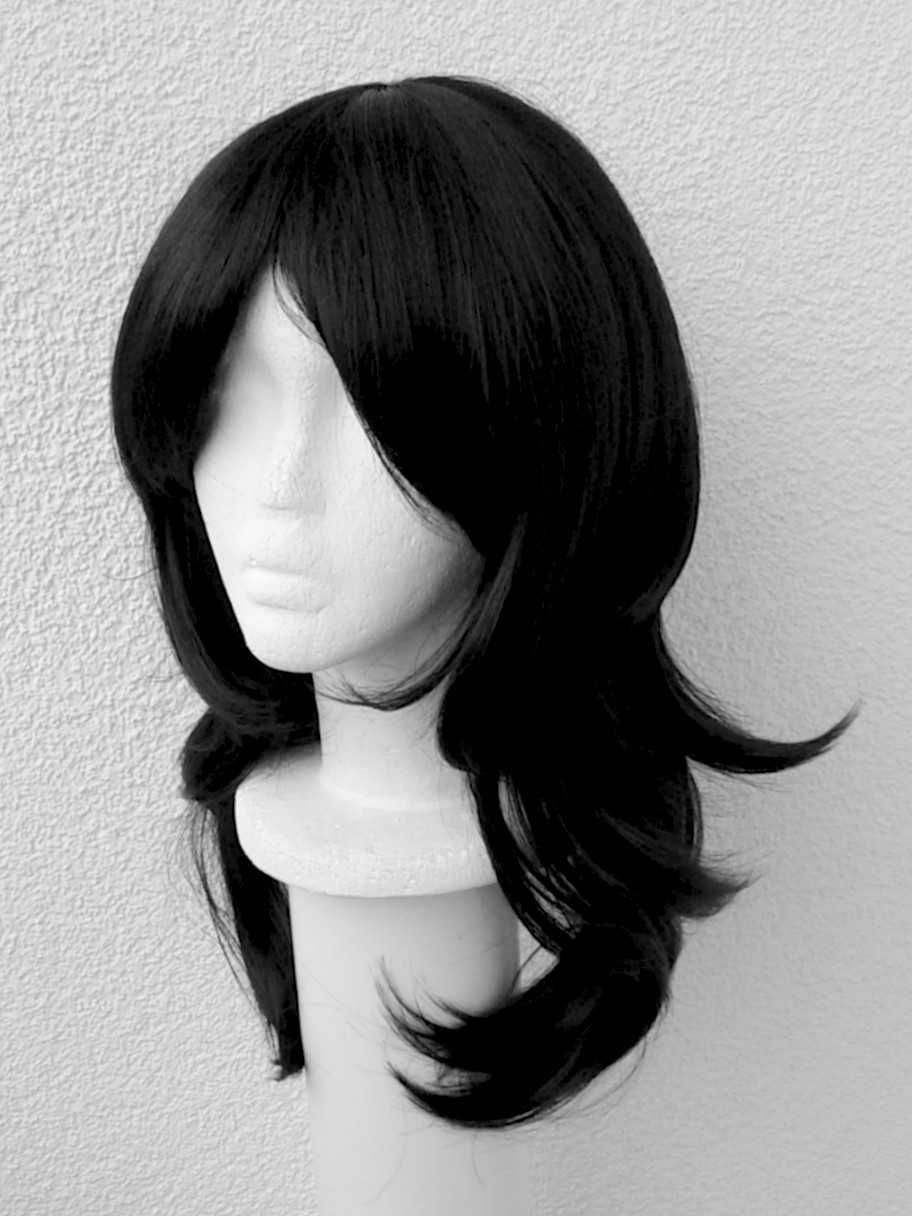Bnha Shouta Aizawa cosplay wig peruka czarna cieniowana my hero