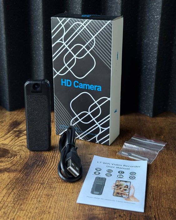 Боди камера с поворотным объективом, ночным видением и диктофоном