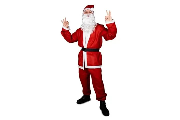 Strój Świętego Mikołaja, rozmiar 170-190 cm. PartyDeco