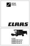 Instrukcja napraw, obsługi Claas Dominator 88 VX, 98 VX, 108 VX