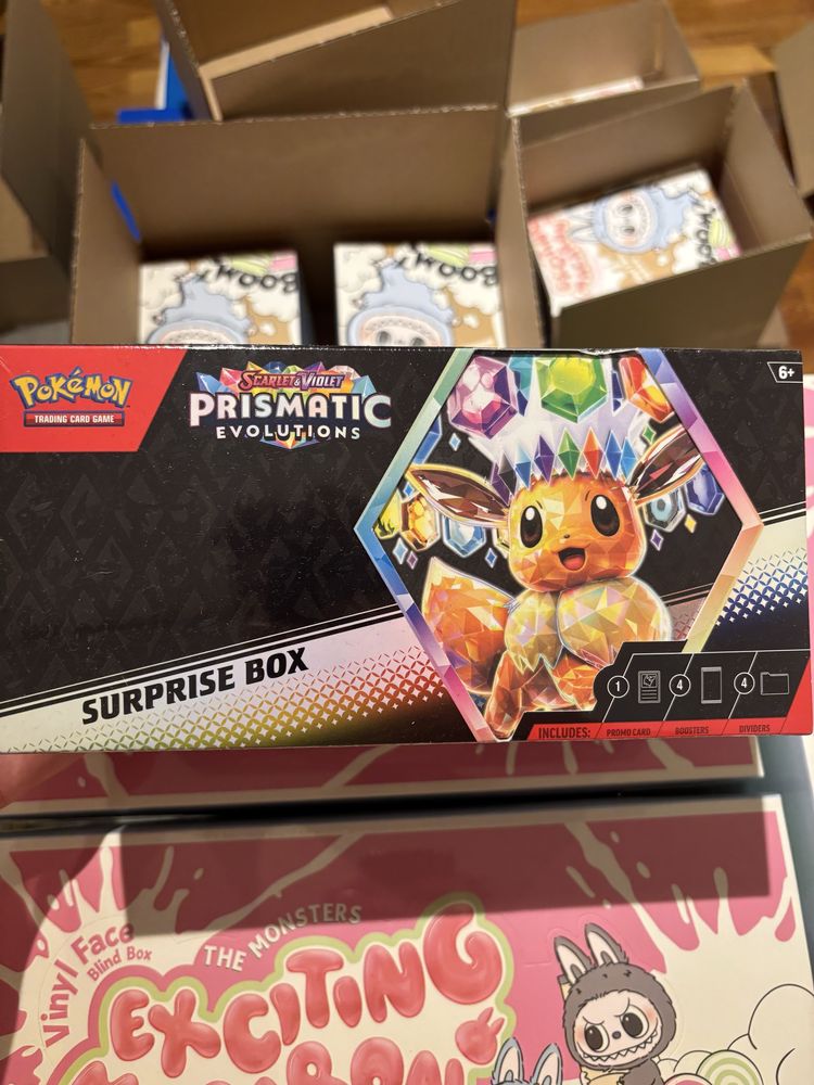 Pokemon prismatic evolutions suprise box