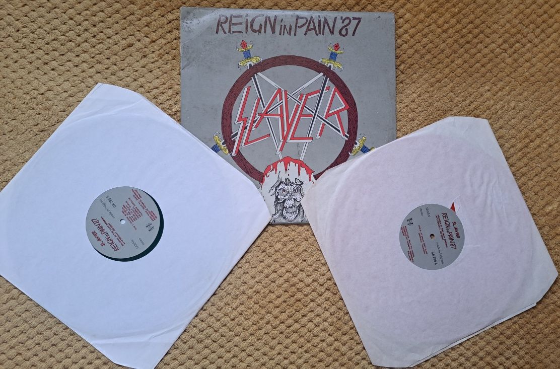 SLAYER  - Reign in Pain'87  2 winyle RARE