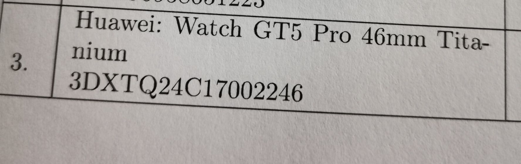 Smartwatch Huawei Watch GT 5 Pro Elite Titanium