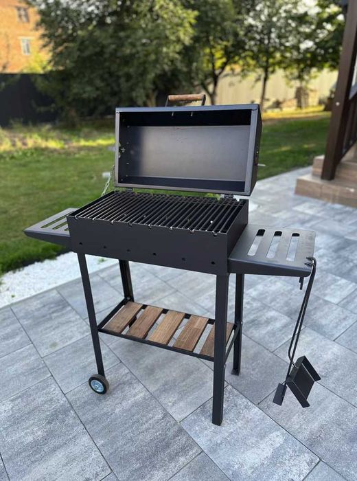 Мангал гриль з кришкою для приватного будинку метал 4 мм БЕЗ ПРЕДОПЛАТ