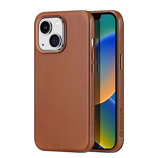 Dux Ducis Naples etui iPhone 14 magnetyczny skórzany pokrowiec MagSafe