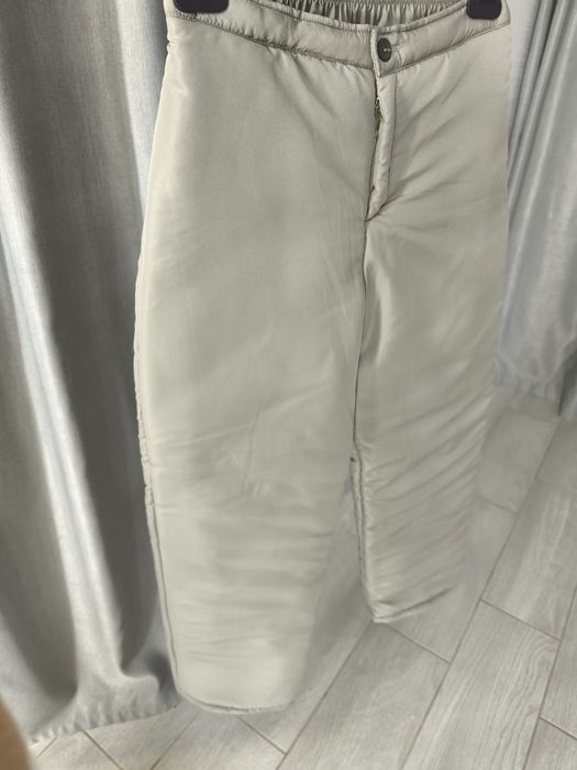 Теплі балонові штани для дівчинки.